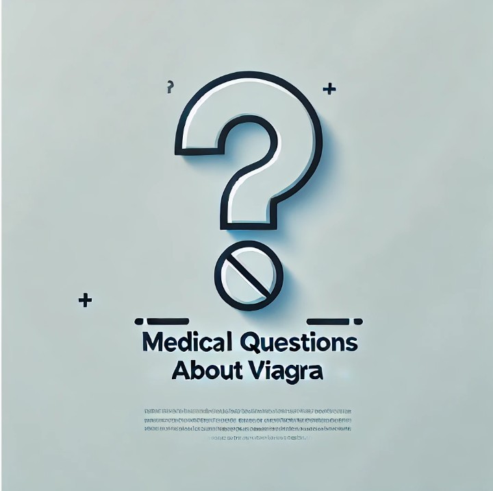 Question mark symbolizing Viagra questions