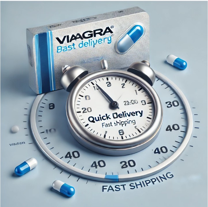 Viagra package with delivery clock